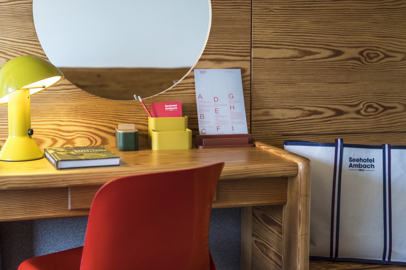 Seehotel Ambach Smart View zimmer room stanza detail
