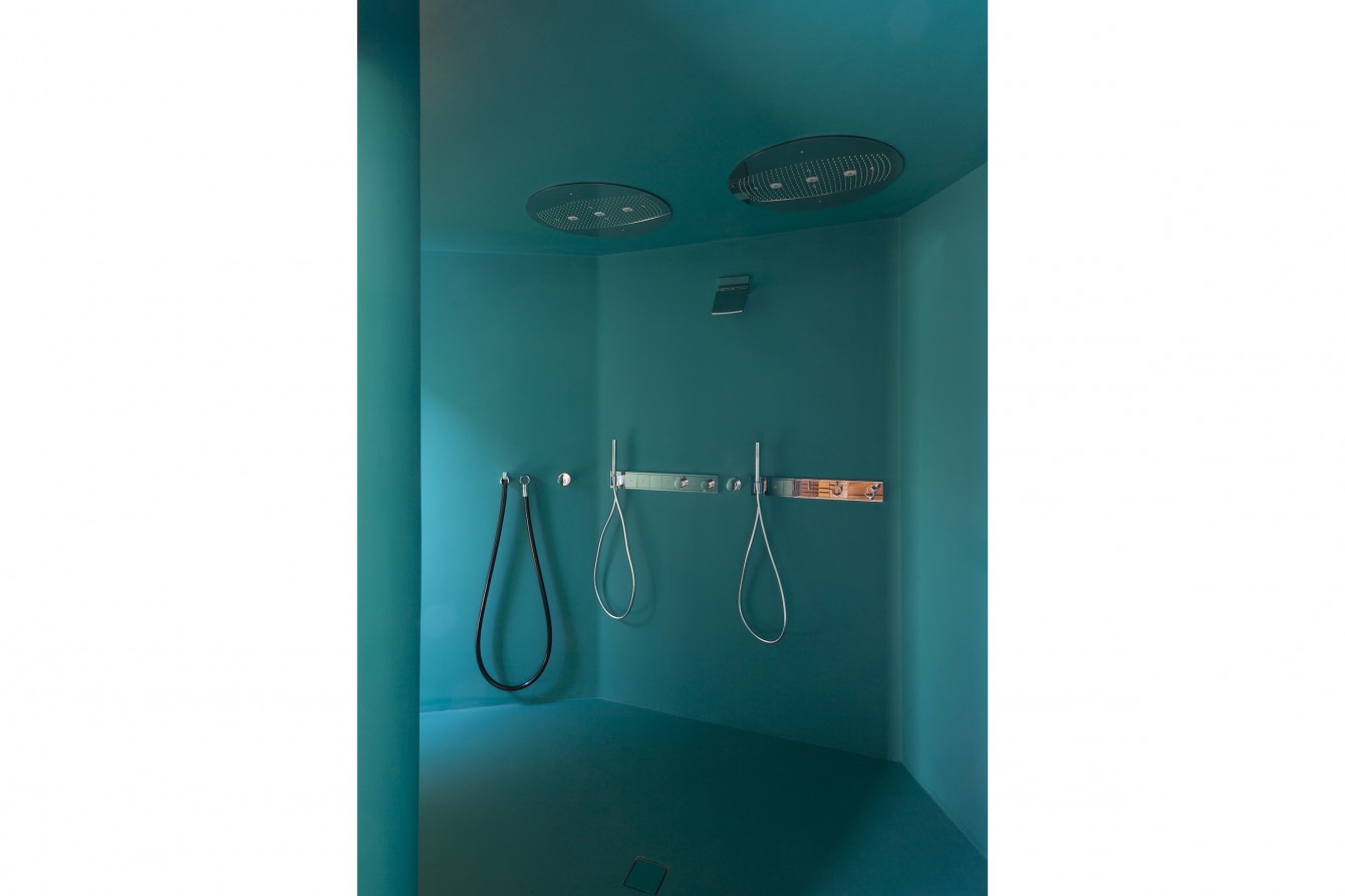 Designhotel in Südtirol mit besonderer Architektur, Seehotel Ambach, Design Spabereich_rain_room