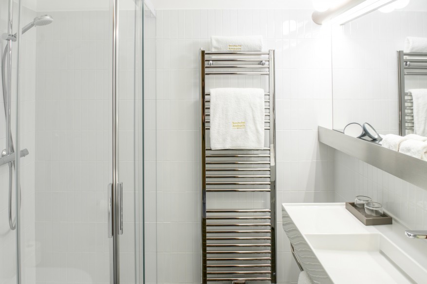 Badezimmer Single, Seehotel Ambach